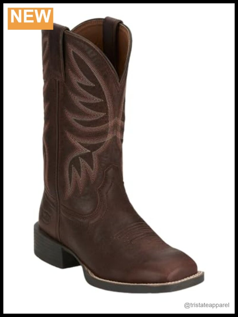 Women's Leather Square Toe Pull-On Mid Calf Boots Low Heel Casual
